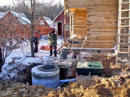 Канализационная система загородного дома